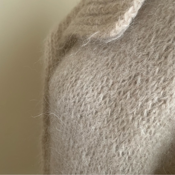 Vintage 70s 80s Suzin Ellis Bonwit Teller Mohair Sweater Coat Cardigan - Picture 4 of 10